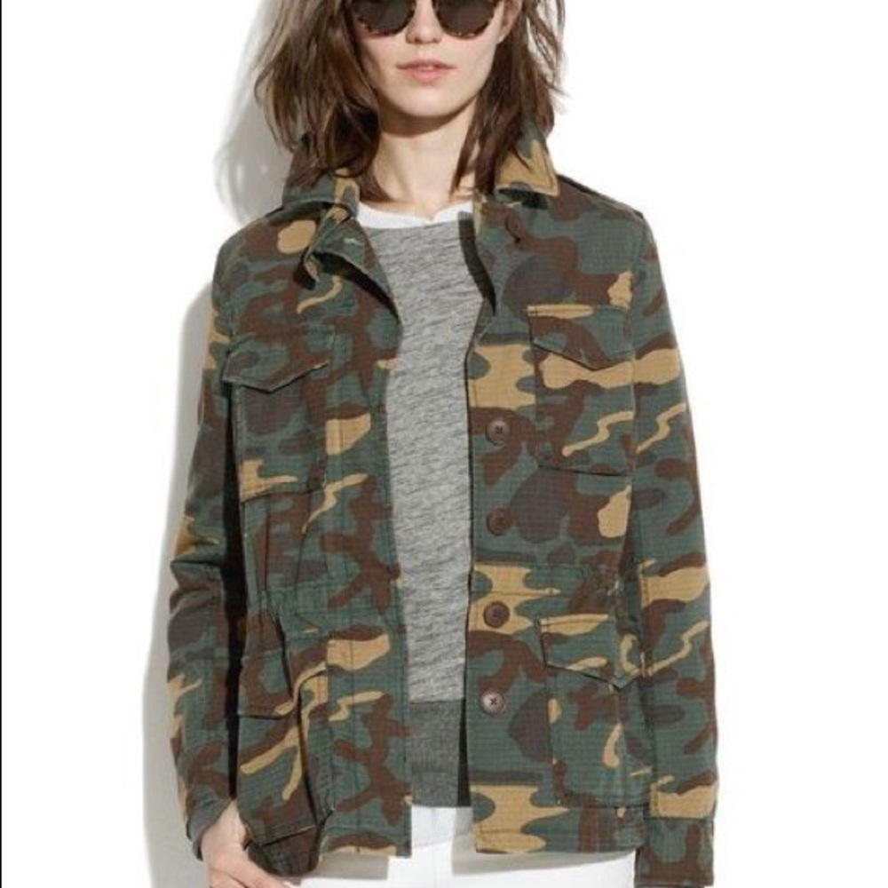 Madewell Outbound Camo Jacket Medium